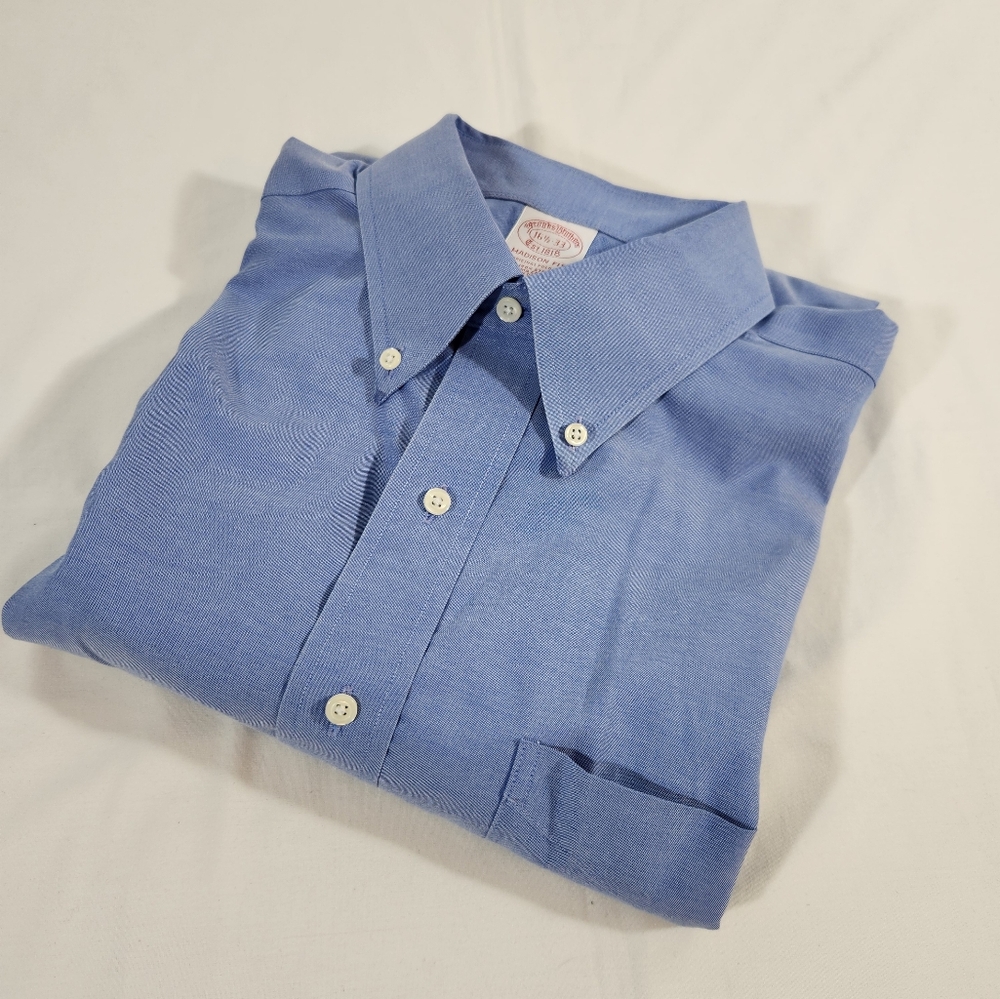 Brooks Brothers Men's Blue Dress Shirt 16.5 - 33